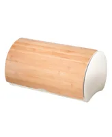 Oggi 8.5" Bread Box with Bamboo Lid