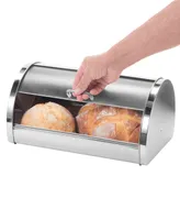 Oggi 7.75" Bread Box with Frosted Lid