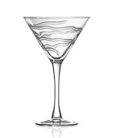 Rolf Glass Good Vibrations Martini Glass 10oz