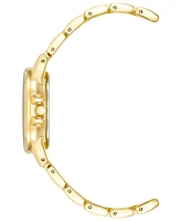 Anne Klein Women's Quartz Gold-Tone Alloy Bracelet Watch, 30mm