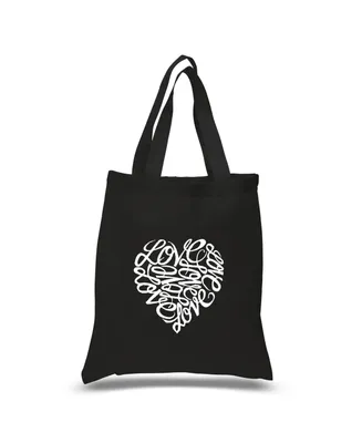 Love - Small Word Art Tote Bag