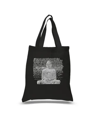 Zen Buddha - Small Word Art Tote Bag