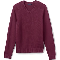 Lands' End Men's Cotton Modal V-neck Sweater