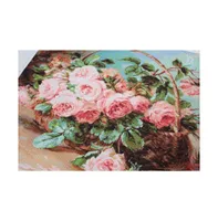 Luca-s Basket of Roses B547L Counted Cross-Stitch Kit - Assorted Pre
