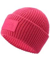Coach Women's Classic Ribbed Tonal Patch Cuff Beanie