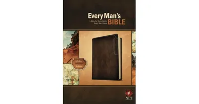 Every Man's Bible Nlt, Deluxe Explorer Edition (LeatherLike, Brown) by Tyndale