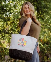 Disney 100 Coronado Canvas and Willow Basket Bag