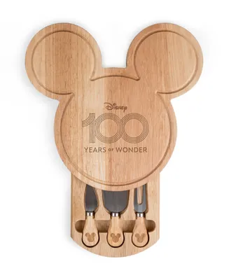 Disney 100 Mickey Mouse Charcuterie Board with Cheese Knife Set