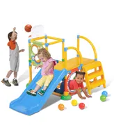 Grow'n Up Climb N Slide Childrens Indoor or Outdoor Gym Set, 3