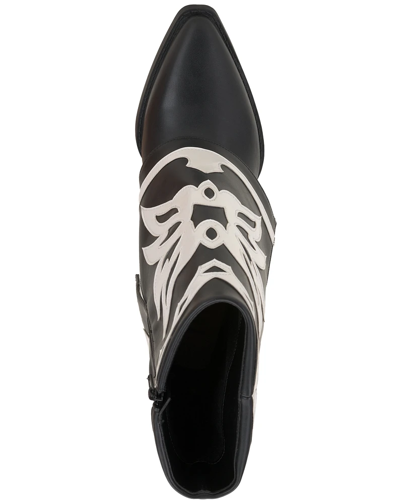 I.n.c. International Concepts Women's Jadiza Fold-Over Cuffed Cowboy Boots, Created for Macy's