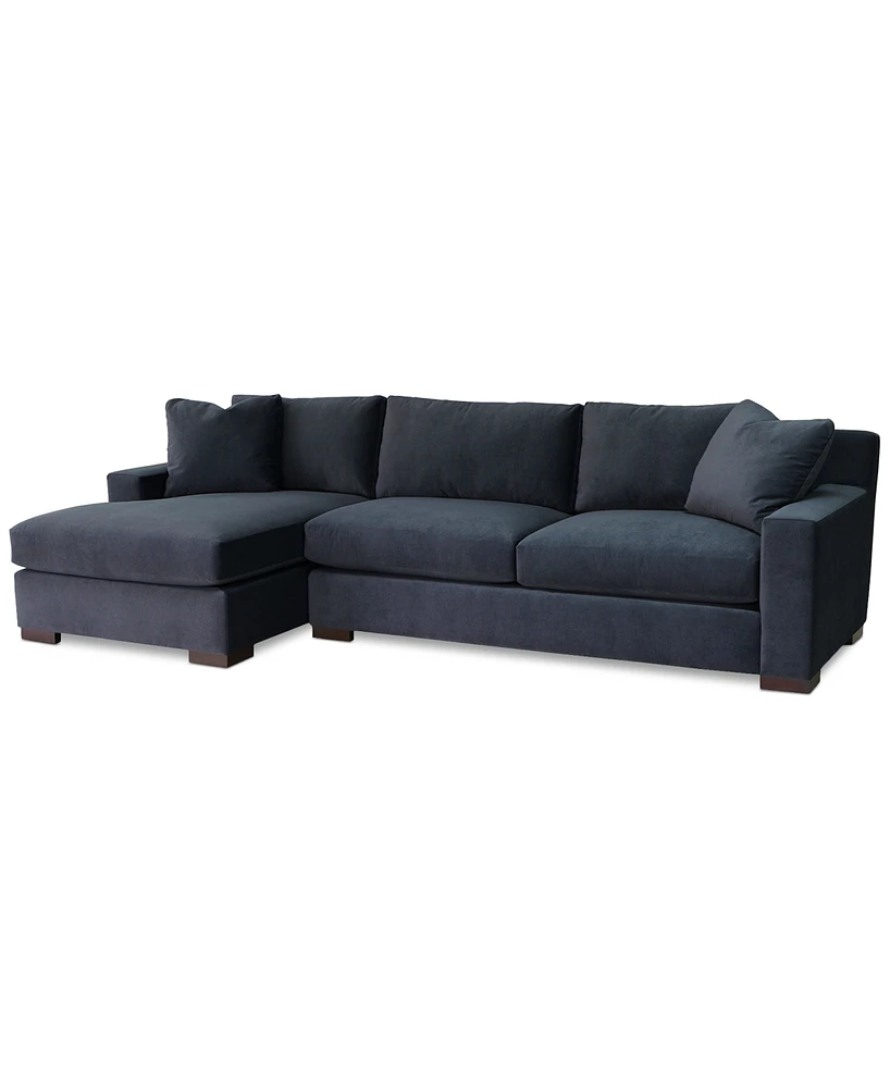 Marristin 121" 2-Pc. Fabric Chaise Sectional, Created for Macy's