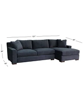 Marristin 121" 2-Pc. Fabric Chaise Sectional, Created for Macy's