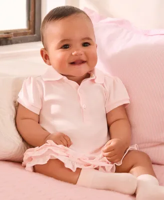 Polo Ralph Lauren Baby Girls Ruffled Trim Cupcake Dress