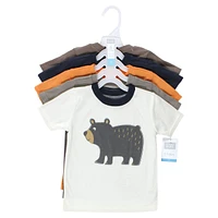 Hudson Baby Boys Short Sleeve T-Shirts, Woodland