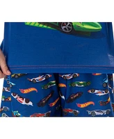 Hot Wheels Boys Cars Pajamas Race Team T-Shirt and Shorts Pajama Set