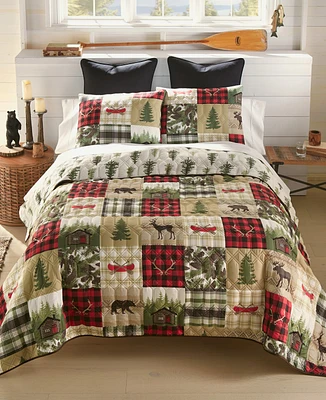 Donna Sharp Cedar Lodge Reversible -Piece Quilt Set