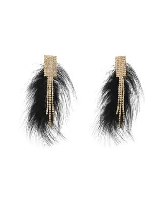 Feather Post Earring