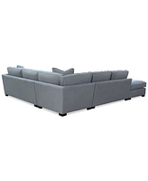 Nightford 143" 4-Pc. Fabric L Sectional, Created for Macy's