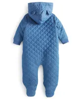 First Impressions Baby Boys Denim Snowsuit, Created for Macy's