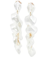 Accessory Concierge Women's Satin Petal Duster Earrings