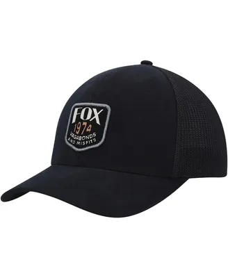 Men's Fox Black Predominant Mesh Flexfit Flex Hat