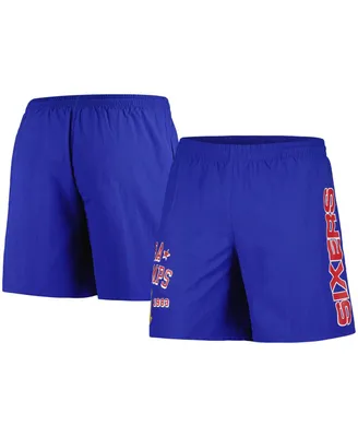 Men's Mitchell & Ness Royal Philadelphia 76ers 1983 Nba Champs Heritage Shorts