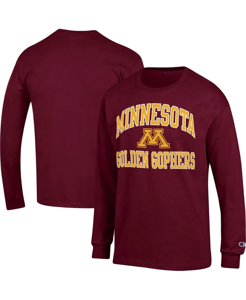 Men's Champion Maroon Minnesota Golden Gophers High Motor Long Sleeve T-shirt