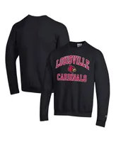 Champion Men's Black Louisville Cardinals High Motor Pullover Hoodie -  Macy's