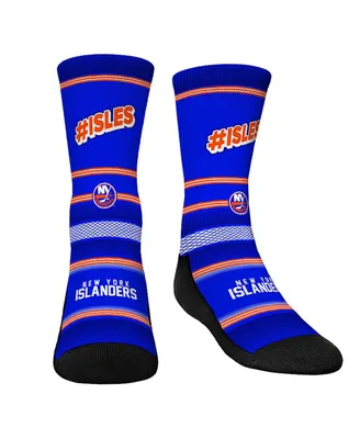 Youth Boys and Girls Rock 'Em Socks New York Islanders Team Slogan Crew Socks