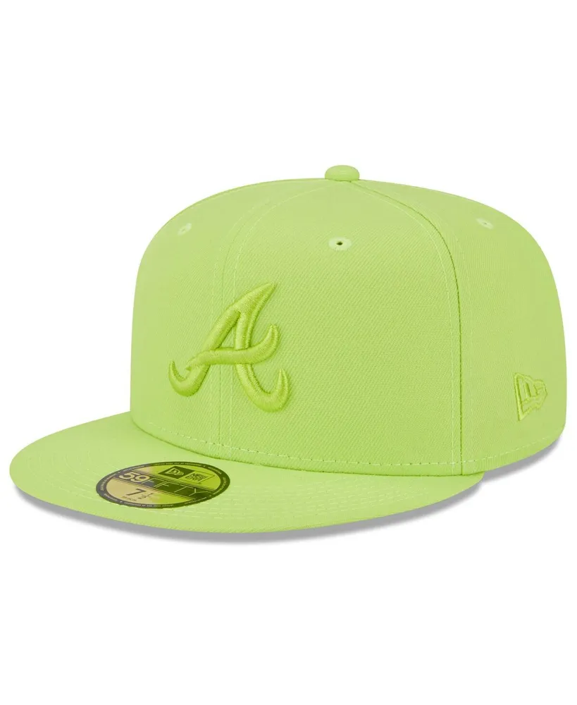 New Era Men's New Era Neon Green Atlanta Braves 2023 Spring Color