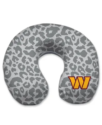 Washington Commanders Cheetah Print Memory Foam Travel Pillow