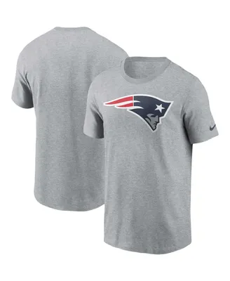 Men's Nike Gray New England Patriots Logo Essential T-shirt