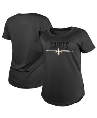 Women's New Era Black New Orleans Saints 2023 Nfl Training Camp T-shirt