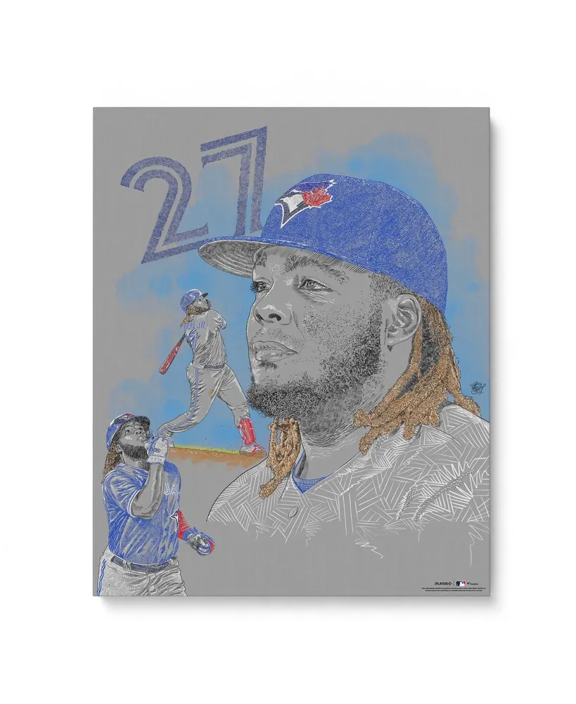 Vladimir Guerrero Jr. Toronto Blue Jays Unsigned 16" x 20" Photo Print - Designed by Artist Maz Adams