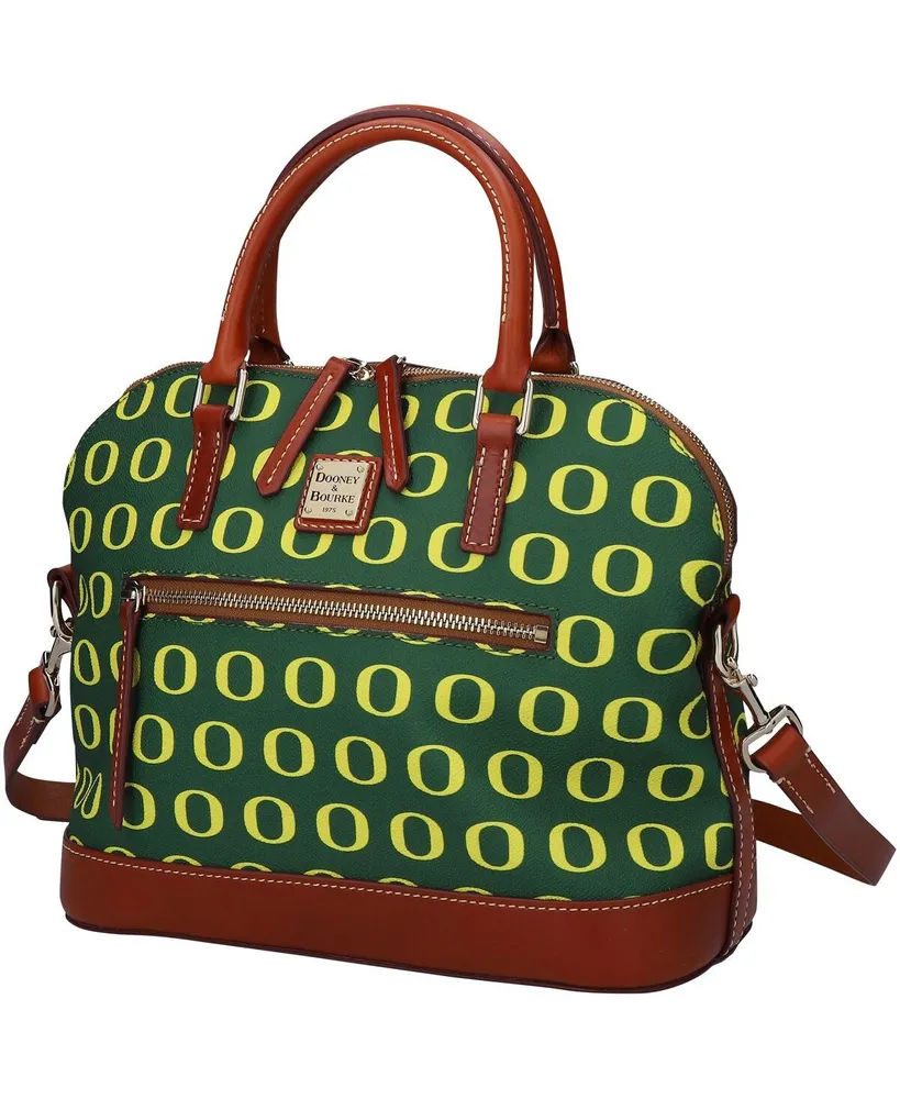 Women's Dooney & Bourke Oregon Ducks Signature Zip Satchel Purse