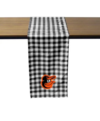 Baltimore Orioles Buffalo Check Table Runner