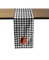 Baltimore Orioles Buffalo Check Table Runner