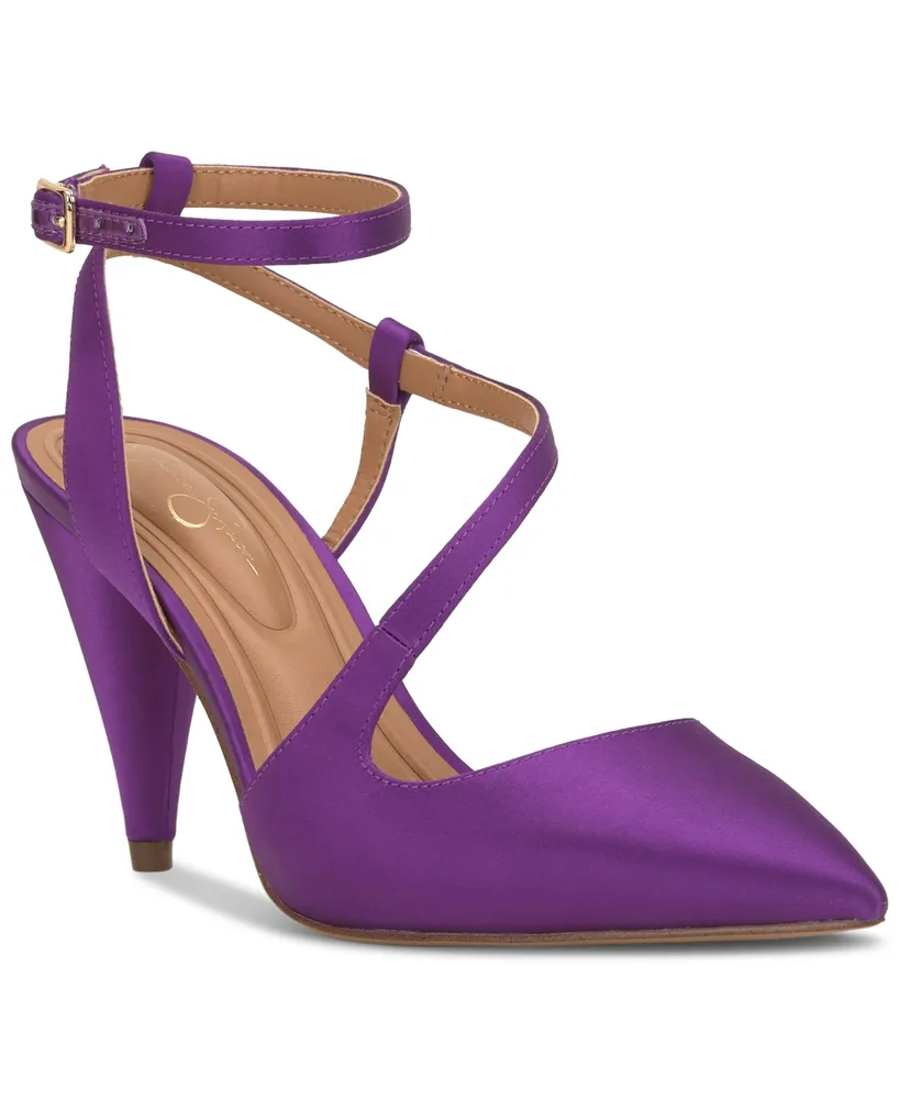 jessica simpson purple heels