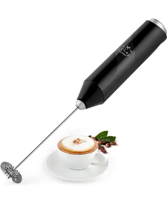 Zulay Kitchen Powerful Milk Frother Wand - Electric Hand Mixer