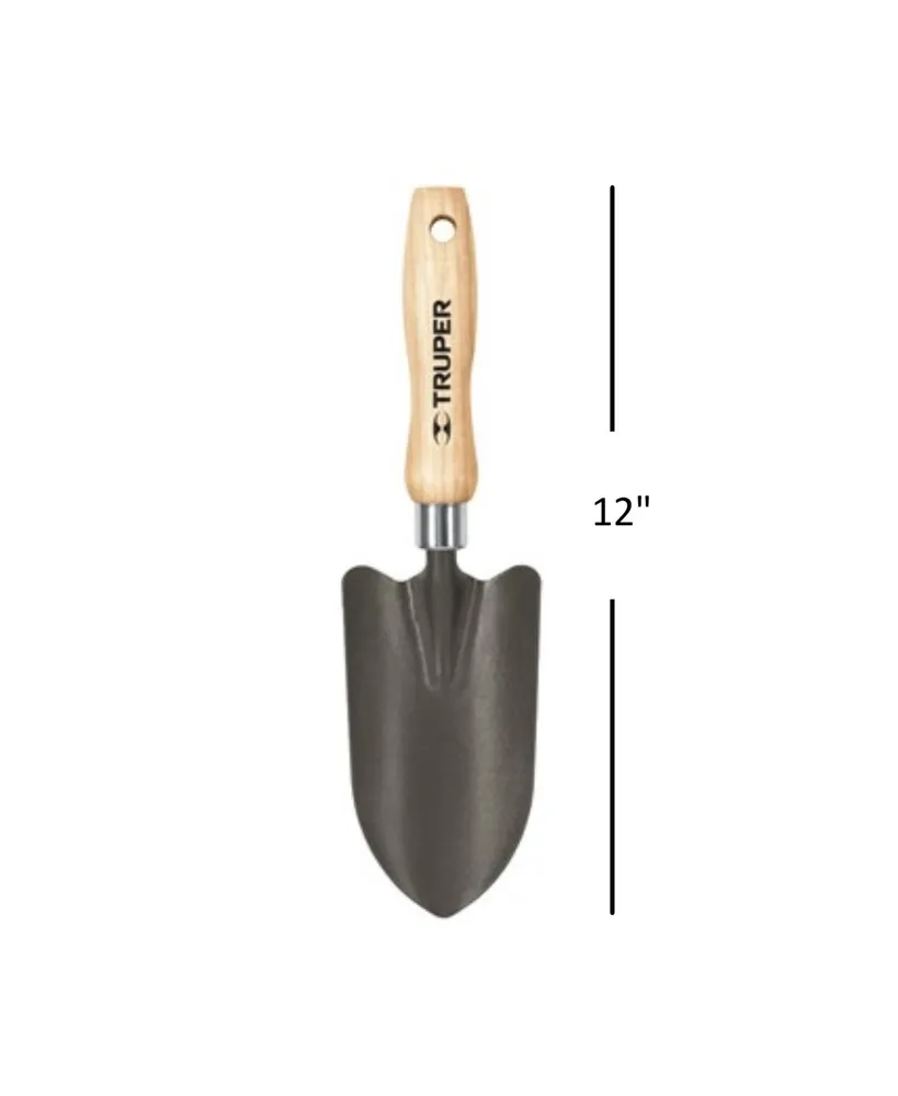 Truper Floral Garden Tool Trowel, Ash Handle, 6-Inch