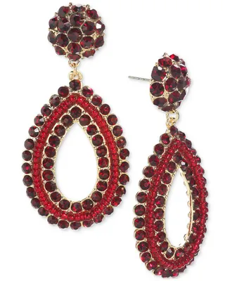 I.n.c. International Concepts Gold-Tone Crystal Drop Earrings, Created for Macy's