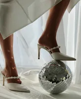 Dolce Vita Women's Kanika Imitation Pearl Slip-On Pointed-Toe Pumps