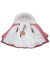 Rokka&Rolla Baby Girls Soft Lining Hooded Puffer Jacket