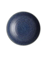 Denby Studio Blue Cobalt Medium Ridged Bowl
