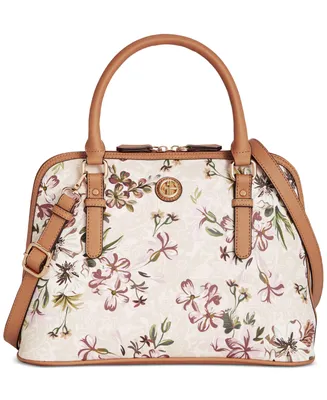 Giani Bernini Floral Dome Satchel, Created for Macy's