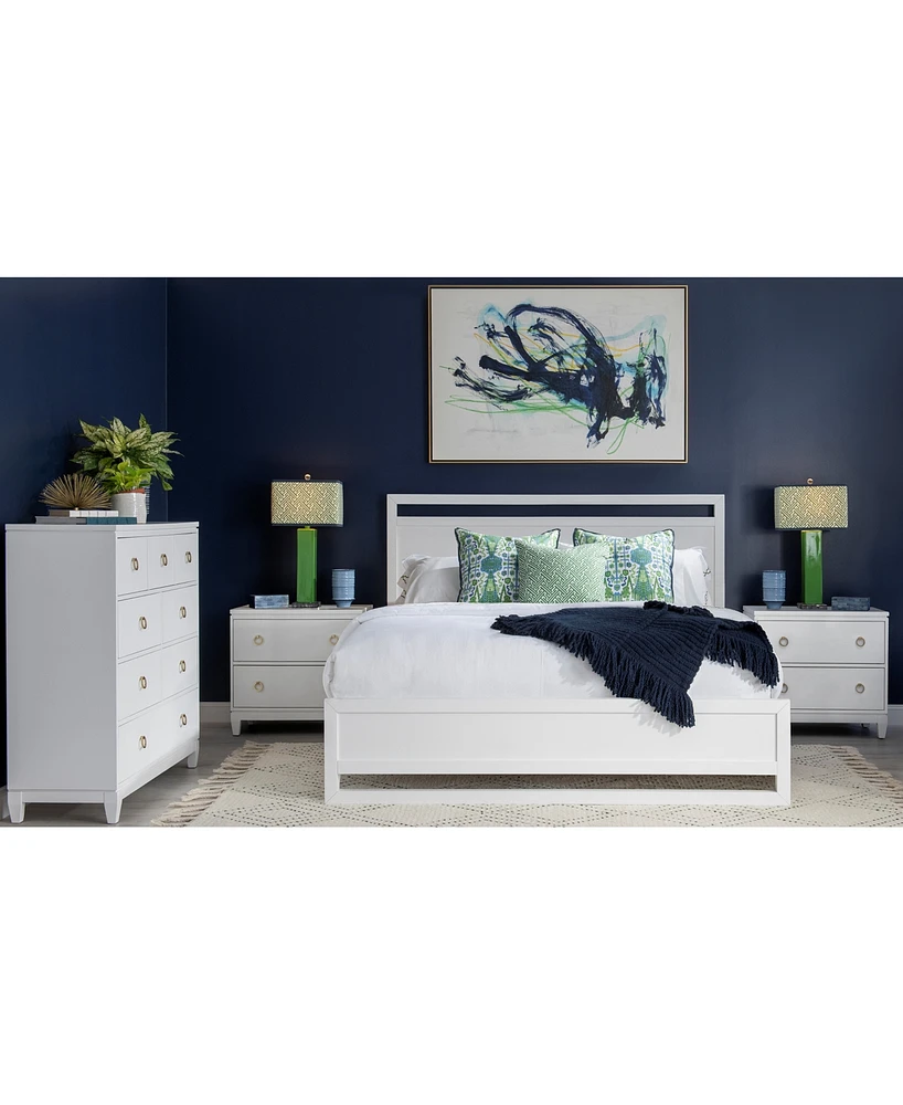 Summerland 3pc Bedroom Set (California King Panel Bed, Chest, Nightstand)