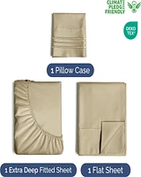 Piece Extra Deep Pocket Microfiber Sheet Set