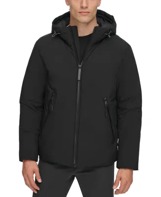 Dkny Men's Hooded Full-Zip Jacket