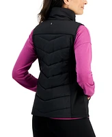 Id Ideology Women's Sleeveless Zip-Front Puffer Vest, Created for Macy's