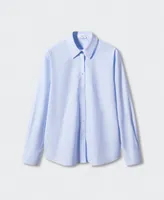 Mango Women's Oversized Lyocell Shirt